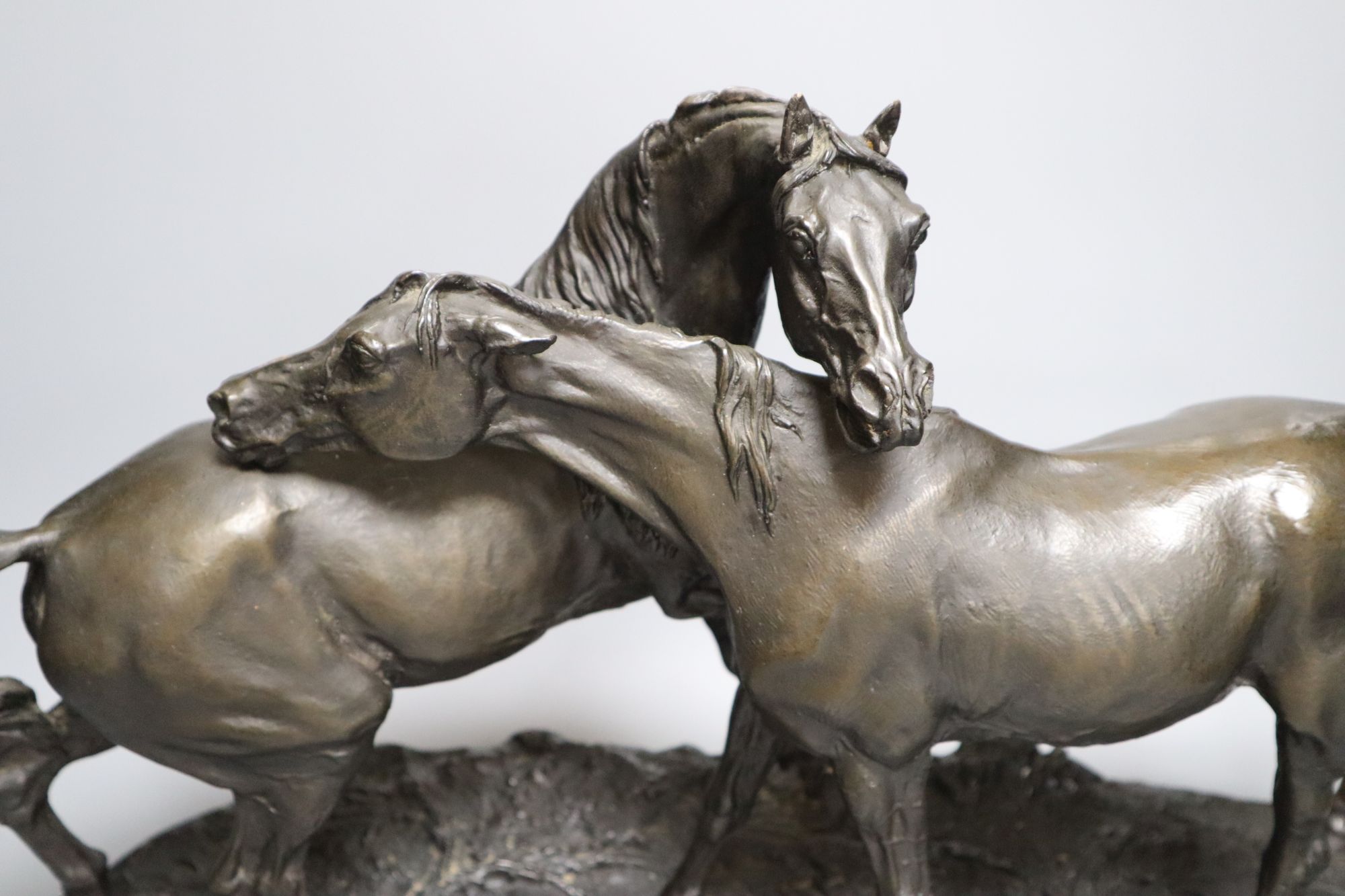 After P. J. Mene, a bronzed resin group, LAccolade and another resin group